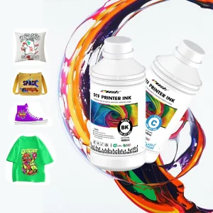 High Quality Textile Pigment Digital Printing for for 1000ml Film White for PET Film for Printer I3200 Xp600 Head Xcink