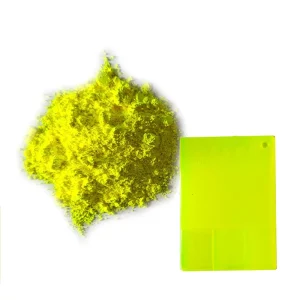 High Saturation Neon Orange Yellow Pigment for Traffic Warning Signs and Industrial Coating Applications Z 17