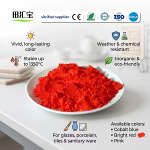 High Temperature Ceramic Pigment Cobalt Blue Chrome Green and Encapsulated Red for Food Contact Porcelain and Tile