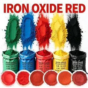 High-Temperature Iron Oxide Pigment Dyes for Leather and Ceramic Pottery Glaze