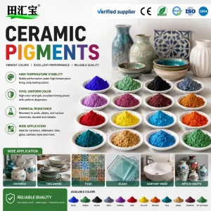 High Temperature Resistant High Coverage Lead Free Ceramic Pigment Lustrous and Free of Impurities