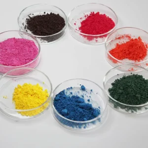 High Temperature Sensitive Thermochromic Pigment Color Changing Powder Heart Reactive from Green to Black
