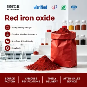High-Tinting-Strength Weather-Resistant Iron Oxide Pigment for Construction Paint and Plastic