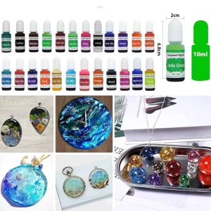 High Transparency 24 Colors Gemstone Dye Special UV Resin & Epoxy Resin Colorant for Resin Tinting