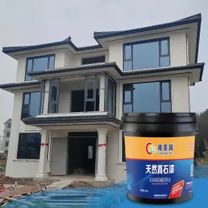 High Weathering Resistance Water-Based Exterior Wall Paint, Real Stone Exterior Wall Coating, OEM