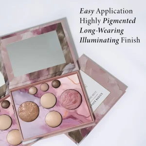 High definition Baked Eyeshadow Blush Highlighter Contour Palette for Creating Seamless Radiant Glow Quality for Salon Result