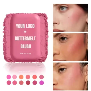 High pigmentation Powder Blusher Set Talcum Powder free Private Brand Customization High quality Pressed Powder Blusher