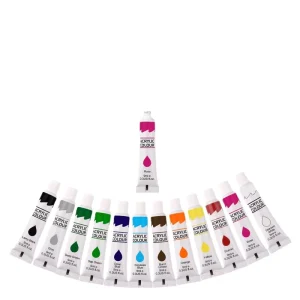 High quality Customized Color Box 12ml Tube Acrylic Pigments 12 Colors for Art Painting on Canvas Glass Paper Acrylic Paint Set
