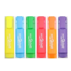 Highlighter Water-Based Pigment Painting Marker for Note-Taking