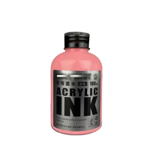 Highly Concentrated Metallic Pigment Water-Based Acrylic Ink for Printing