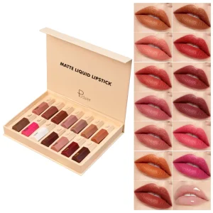 Highly Pigmented Matte Liquid Lipstick Set Long Lasting Moisturizing Makeup Gift Set