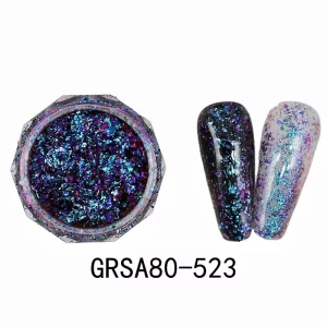Holographic Chameleon Nail Cosmetic Flake Eyeshadow Coating Pigment Leather Pigment Powder Inorganic Pigment