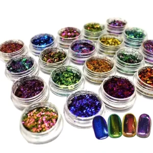 Holographic Chameleon Pigment Powder Mirror Effect Chrome Pearl Pigment