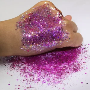 Holographic Iridescent Glitter Pigments Powder for Eye Shadow