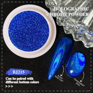 Holographic Mirror Powder OEM ODM Customized Laser Chrome Nail Pigment