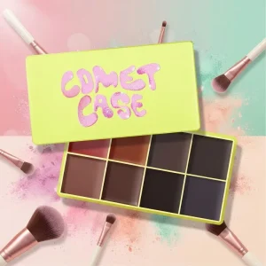 Hot Multifunctional Makeup Highlighter Palette Blusher OEM Makeup Powder Cream Blush Highlighter Eyebrow Blush Contour Palette