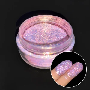 Hot Sales Cosmetic Grade Iridescent Fine Glitter Pigment Sparkling Diamond Multi Chrome Holographic Eyeshadow Pigment