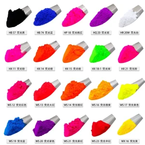 Hot Selling Fluorescent Pigment Blacklight Glow Powders Fluorescent Pigment Powder