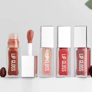 Hot Selling Long Lasting Moisturizing Lip Gloss Private Label Glossy Lip Makeup Cruelty Free Vegan Shimmer Liquid Lip Gloss