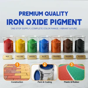 ISO Certified Micro Raw Base for Furniture Anti Rust Surface Paint Mixing Iron Oxide Pigment Powder