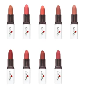 In Stock 9 Colors Matte Lipstick High Pigment Easy to Color Long lasting Moisturizing Luxury Lipstick Private Label