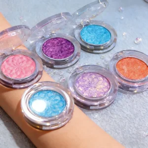 Individual Chameleon Pressed Eyeshadow Four Colors Cosmetic Grade Vegan Luminous Satin High Pigment 1g Loose Duochrome Pigment