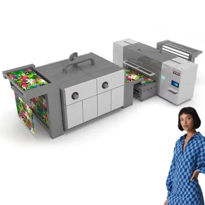 Industrial Cotton High Speed 8 Color Pigment Ink Digital Textile Printer