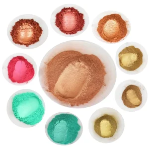 Industrial Grade Colored Pearl Luster Pearlescent Pigment with FDA SGS Certification