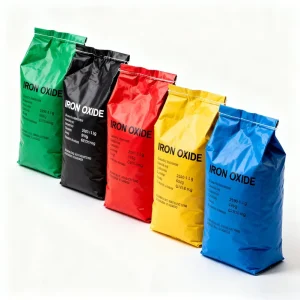 Industrial Grade Iron Oxide Pigment Fe2O3 with High Hiding Power for Plastic and Leather Coloring