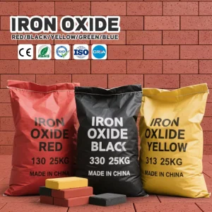 Industrial Grade Iron Oxide Red Pigment for Cement Products, RoHS Certified, Easy Dispersion