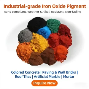 Industrial Grade Lightfast Iron Oxide Powder Heat Resistant Inorganic Pigment for Road Marking Coatings Plastic & Rubber