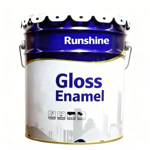 Industrial High Gloss Acrylic Enamel Liquid Coating for Crane Railings Rustproof Weather Resistant Metal Spray Low VOC