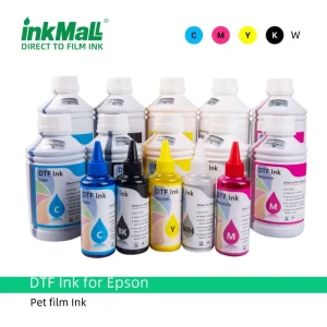 InkMall DTF Pigment Ink PET Film Digital Printing Textile Transfer Ink for I3200 XP600 Powder Shake DTF Printer