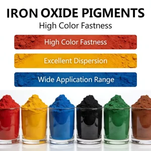 Inorganic Iron Oxide Pigment for Interlocking Bricks UV-Stable Pigment Powder for Decorative Concrete and Cement Products
