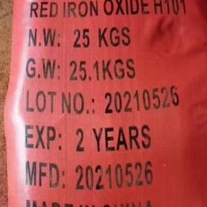 Inorganic Iron Oxide Red Fe2O3 Pigment Powder for Concrete, Paint and Color Applications, Direct Manufacturer