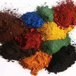 Inorganic Pigments Iron Oxide Yellow and Black for Concrete Stains Wood Mulch