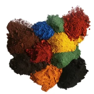 Inorganic Red Yellow Black Green Brown Iron Oxide Pigment 1kg MOQ Fe2O3 High Purity Shenhong Ceramic Color Powder Coatings