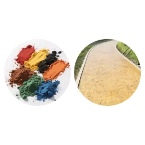 Integral Concrete Colour Red Yellow Green Orange Blue Brown Black