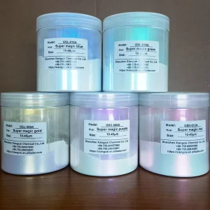 Interference Glitter Pearl Multi-Rainbow Aurora Cosmetic Mica Pigment Powder