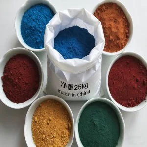 Iron Oxide Fe2O3 Pigment Powder for Ceramic and Concrete, Eco-Friendly, Fade-Resistant