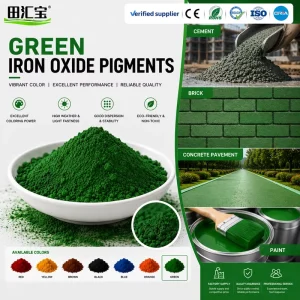 Iron Oxide Green Pigment 835 5605 Powder for Coatings, Colored Concrete, and Surface Paint