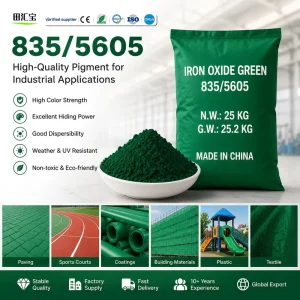 Iron Oxide Green Pigment 835 5605 for Colored Concrete and Surface Paint