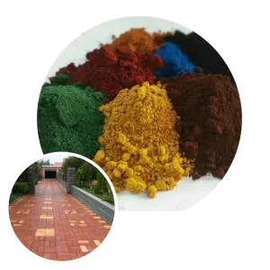 Iron Oxide Pigment Floor Tile Cement Color with Iron Oxide Red Color Brick Floor Building Materials Iron Oxide Red