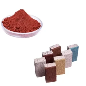 Iron Oxide Pigment High Temperature Iron Oxide Red Building Paint Bright Red 130 for Cement Concrete Brick Asphalt