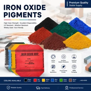 Iron Oxide Pigment Manufacturer Brick Pigment for Colored Concrete Cement and Fertilizer