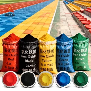 Iron Oxide Pigments Colorful Powder Dye for Wood Dry Paint Concrete Pigments Manufacturers Factory Candle Dyes