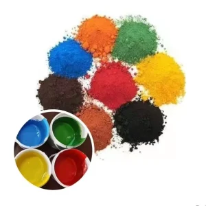 Iron Oxide Red 110 120 130 180 190 Pigment Floor Color Brick with Pigment Building Paint Added Multi color Floor Material