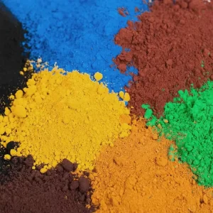 Color Synthetic Pigments Iron Oxide Red yellow black green blue