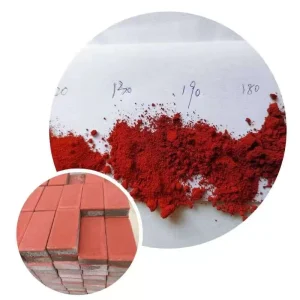 Supply Pigment Iron Oxide Red Color Brick Paint Coating Color Iron Oxide Red for High Temperature Resistant Concrete