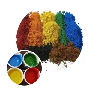 Iron Oxide Red S130 Color Asphalt Terrazzo Floor Paint Plastic Rubber Red Pigment